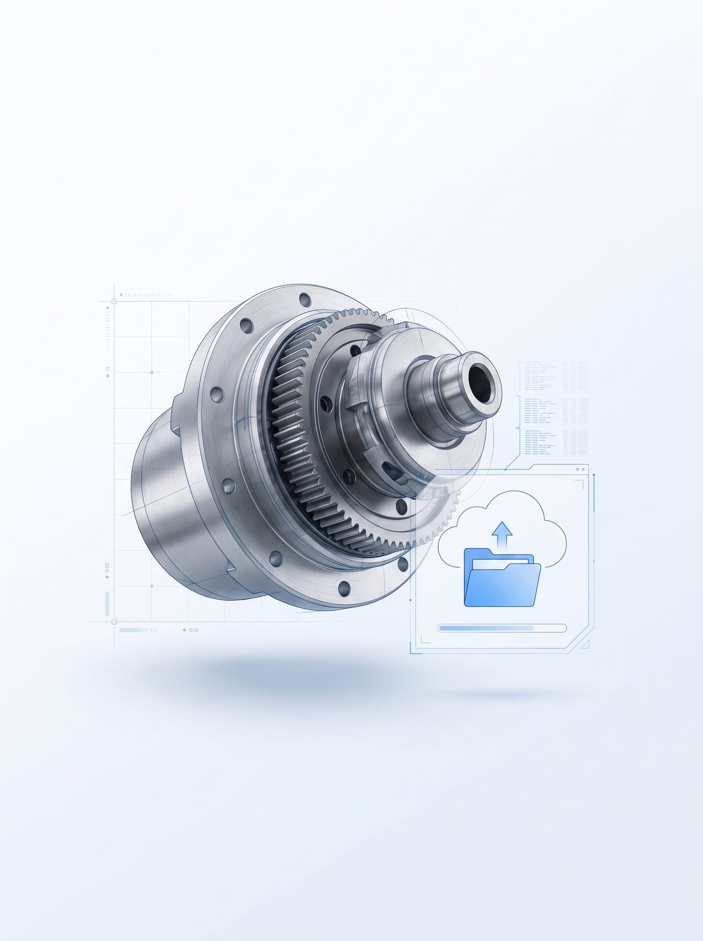 Upload CAD file